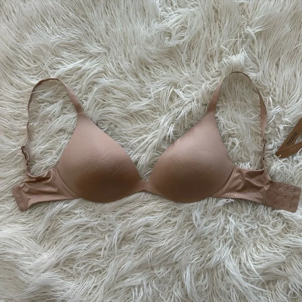 Skims Wireless Super Push up Bra Clay Size 32DDD - Picture 2 of 6